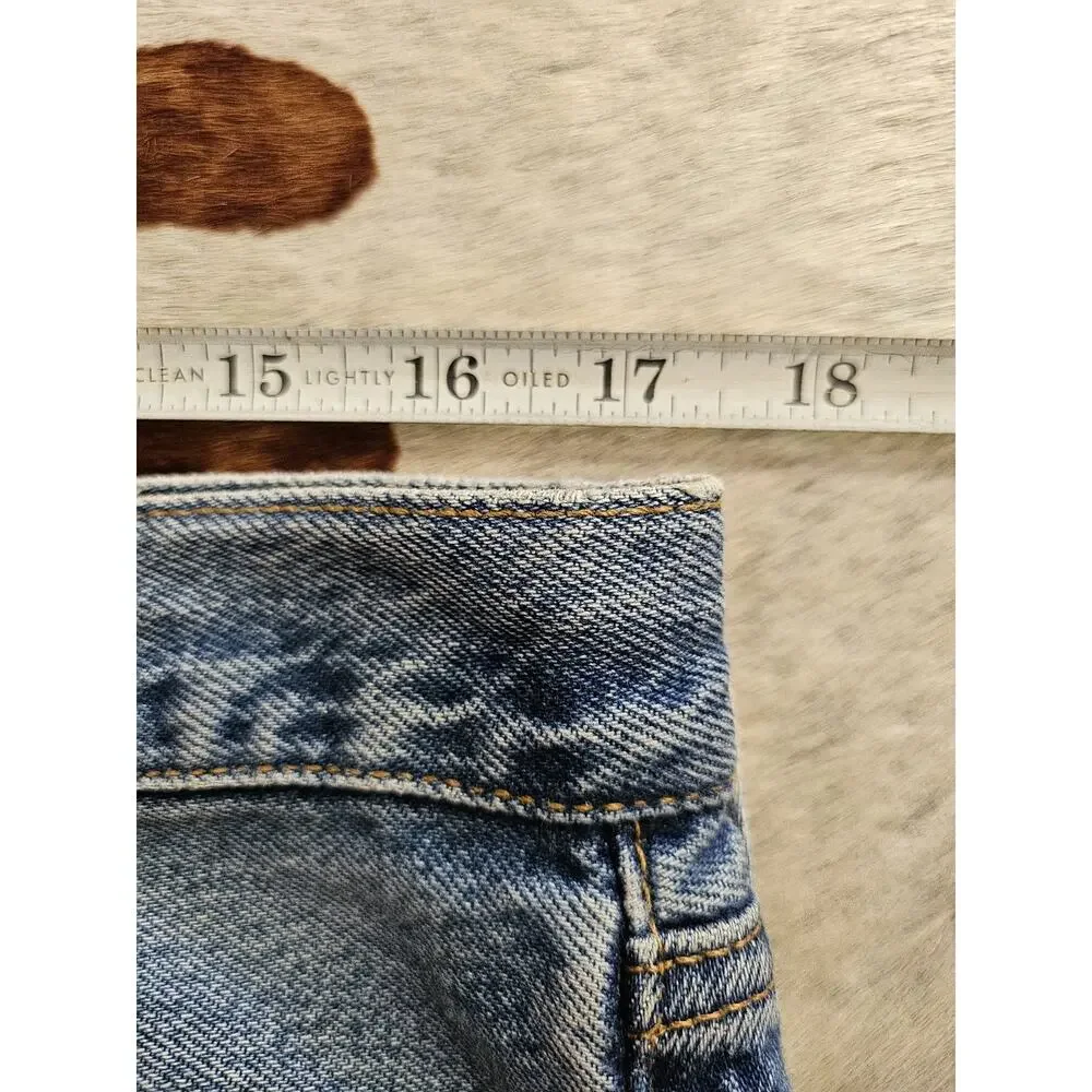 Vintage Made In USA Levi 501 Button Fly Jeans Mens 36x34 Blue Denim